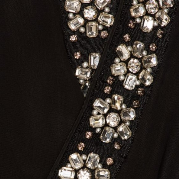 NBD Cocktail Party NYE Embellished Mini Dress Black Small NWT $268 this - Picture 4 of 8